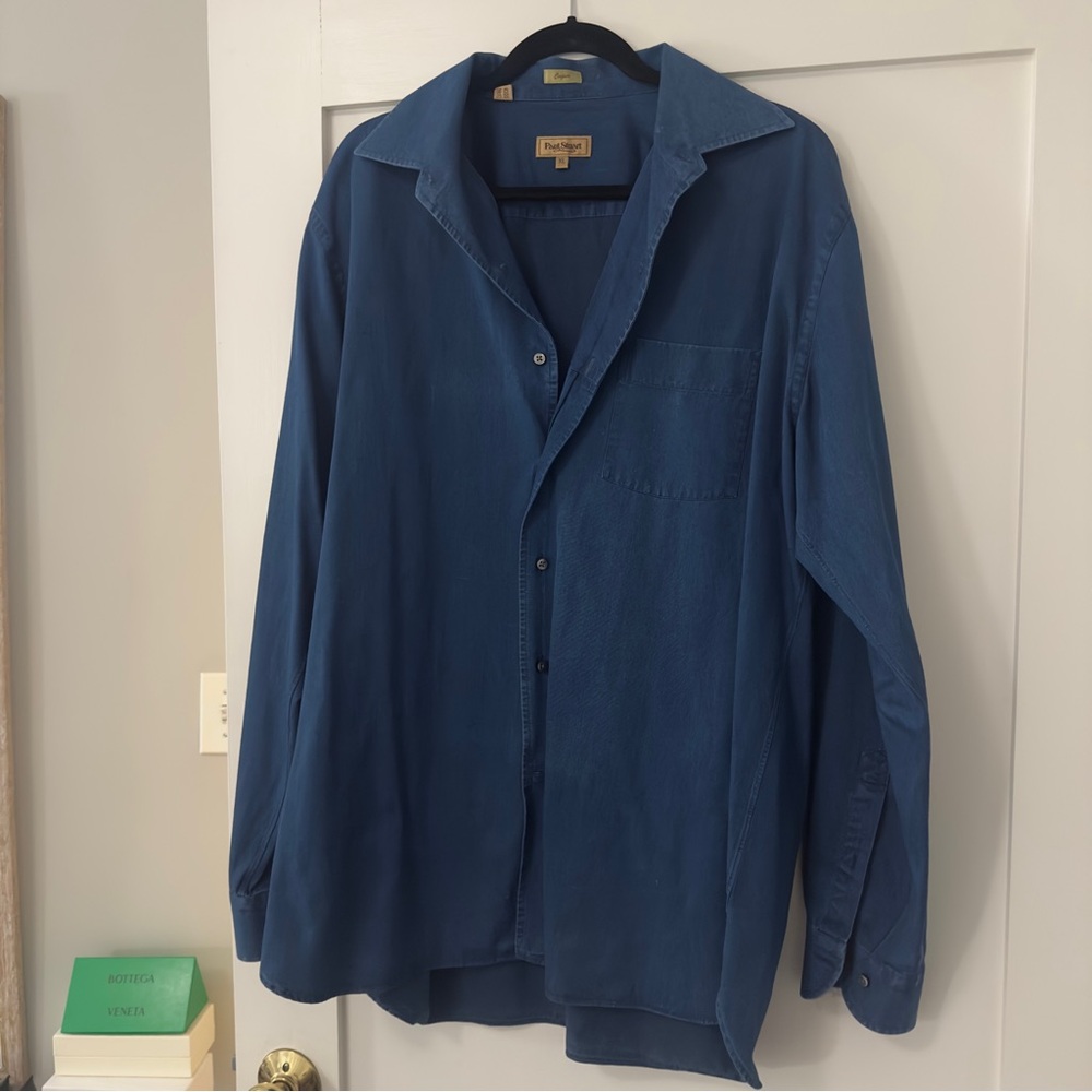 Paul Stuart Denim Button Down Shirt